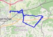 West - Pogórska wola - Ładna (kółko) - mapa trasy gps - rower trekkingowy