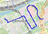 Trasa z dnia 2015-03-16 08:13 - mapa trasy gps - nordic walking