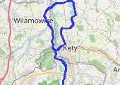 trasa standardowa - mapa trasy gps - rower trekkingowy