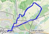 16 marca - mapa trasy gps - rower szosowy