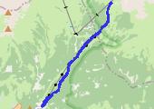 Alpen Lusi Włochy 2013-01-18 11:14 - mapa trasy gps - narty