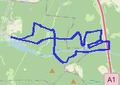 Trasa z dnia 2015-03-19 18:57 - mapa trasy gps - rower trekkingowy