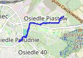 Trasa z dnia 2015-03-20 05:55 - mapa trasy gps - marsz