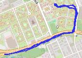 Trasa z dnia 2015-03-20 19:08 - mapa trasy gps - bieganie