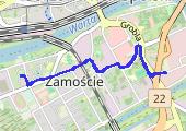 Trasa z dnia 2014-11-28 08:26 - mapa trasy gps - nordic walking