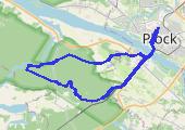 Trasa z dnia 2015-03-21 18:10 - mapa trasy gps - rower górski