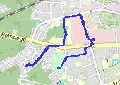Trasa z dnia 2015-03-23 19:20 - mapa trasy gps - spacer