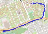 Trasa z dnia 2015-03-24 19:35 - mapa trasy gps - bieganie