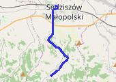 Trasa z dnia 2015-03-25 06:44 - mapa trasy gps - rower górski