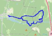 Trasa z dnia 2015-03-25 17:33 - mapa trasy gps - rower trekkingowy