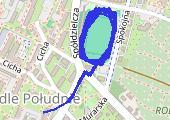 Trasa z dnia 2015-03-25 18:40 - mapa trasy gps - bieganie