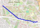 Trasa z dnia 2015-03-27 11:26 - mapa trasy gps - bieganie