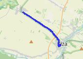 Trasa z dnia 2013-01-24 20:52 - mapa trasy gps - bieganie