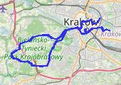 do Lasku Wol - mapa trasy gps - rower górski