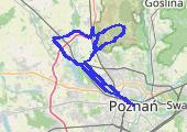 Poznań- Złotkowo-Poznań - mapa trasy gps - rower szosowy