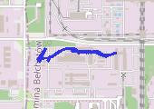 Trasa z dnia 2013-01-25 22:26 - mapa trasy gps - marsz