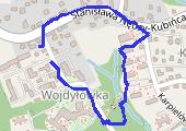 Trasa z dnia 2015-03-25 09:11 - mapa trasy gps - marsz