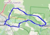 Trasa z dnia 2015-03-29 12:50 - mapa trasy gps - rower szosowy