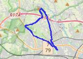 Trasa z dnia 2015-03-31 19:52 - mapa trasy gps - bieganie