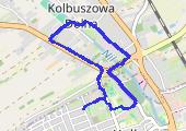 Trasa z dnia 2015-04-01 18:52 - mapa trasy gps - bieganie