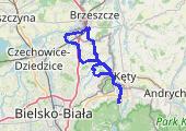 Jawiszowice - mapa trasy gps - rower trekkingowy