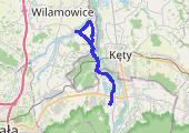 do Hecznarowic - mapa trasy gps - rower trekkingowy