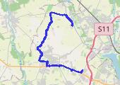 Trasa z dnia 2015-04-08 07:21 - mapa trasy gps - rower szosowy