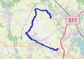 Trasa z dnia 2015-04-09 07:12 - mapa trasy gps - rower szosowy