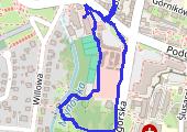 Trasa z dnia 2015-04-09 10:29 - mapa trasy gps - spacer