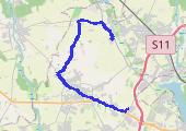 Trasa z dnia 2015-04-09 16:57 - mapa trasy gps - rower szosowy