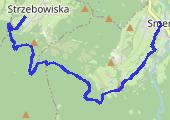 Stokówką ze Strzebowisk do Smereka - mapa trasy gps - wędrówka