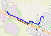 Trasa z dnia 2015-04-12 13:22 - mapa trasy gps - rower szosowy