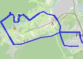 Trasa z dnia 2015-04-12 19:26 - mapa trasy gps - rower górski