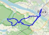 Trasa z dnia 2015-04-12 19:24 - mapa trasy gps - rower górski