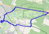 Trasa z dnia 2015-04-13 10:47 - mapa trasy gps - rower szosowy
