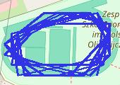 Trasa z dnia 2015-04-13 16:59 - mapa trasy gps - bieganie