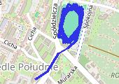 Trasa z dnia 2015-04-13 18:45 - mapa trasy gps - bieganie