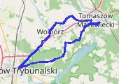Trasa z dnia 2015-04-15 12:09 - mapa trasy gps - rower szosowy