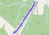 Trasa z dnia 2013-02-05 12:54 - mapa trasy gps - snowboard