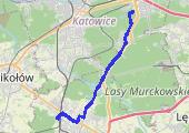 Trasa z dnia 2015-04-19 17:30 - mapa trasy gps - rower górski