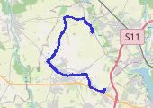 Trasa z dnia 2015-04-20 07:24 - mapa trasy gps - rower trekkingowy