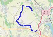 Trasa z dnia 2015-04-20 16:46 - mapa trasy gps - rower trekkingowy