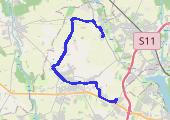 Trasa z dnia 2015-04-21 07:16 - mapa trasy gps - rower trekkingowy