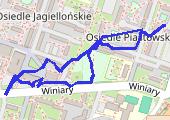 Trasa z dnia 2015-04-12 19:12 - mapa trasy gps - spacer
