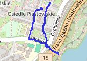 Trasa z dnia 2015-04-13 19:06 - mapa trasy gps - spacer