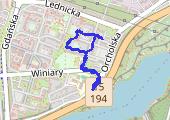 Trasa z dnia 2015-04-14 19:24 - mapa trasy gps - spacer