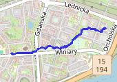 Trasa z dnia 2015-04-15 16:41 - mapa trasy gps - spacer