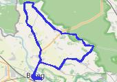 Brzeg-Czepielowice-Błota-Brzeg - mapa trasy gps - rower szosowy