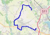 Trasa z dnia 2015-04-21 16:53 - mapa trasy gps - rower trekkingowy