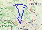 Trasa z dnia 2015-04-21 18:55 - mapa trasy gps - rower szosowy